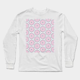 Abstract Colorful Mandala Pattern Long Sleeve T-Shirt